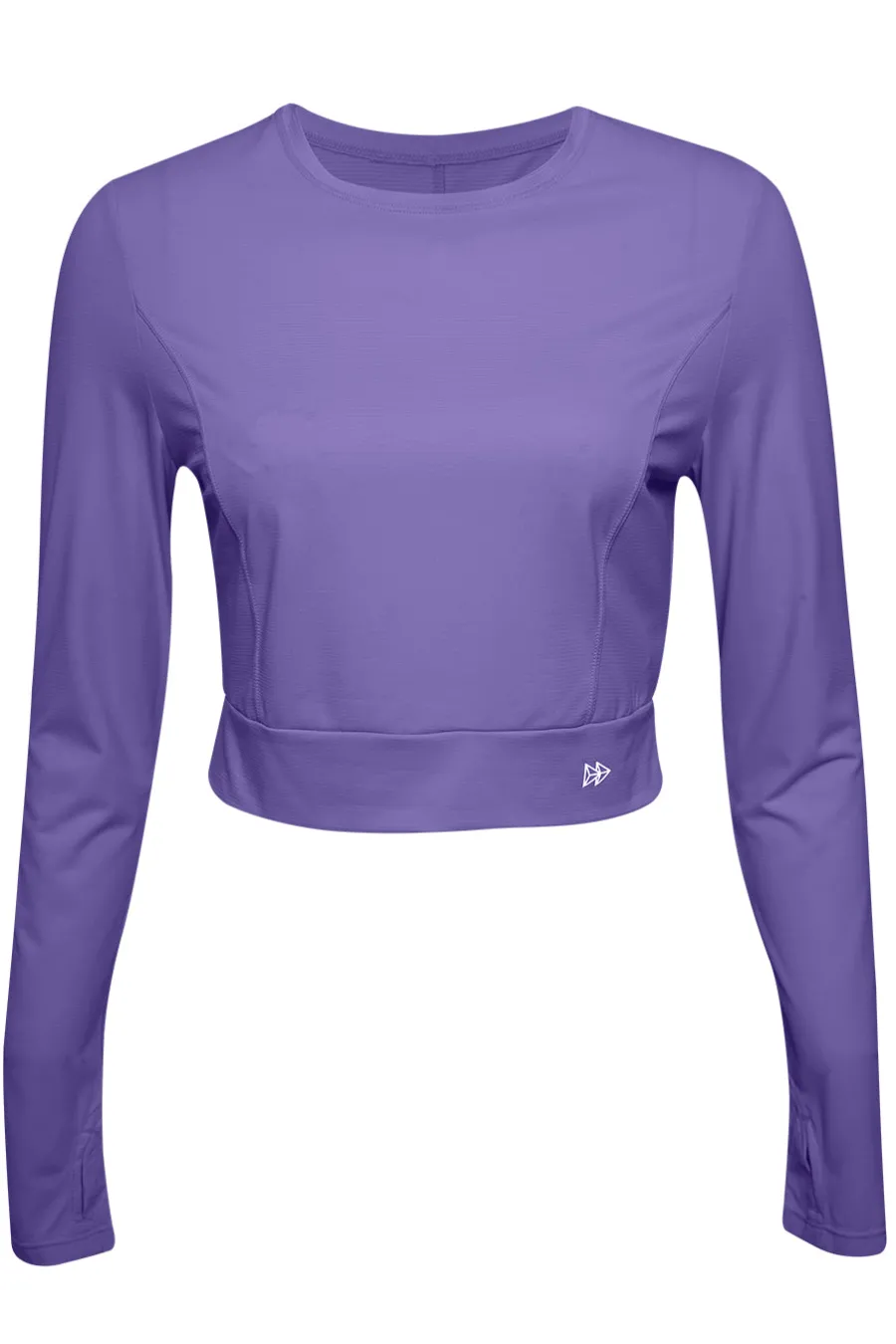 Yvette Crop Longsleeve Ruby Blue New