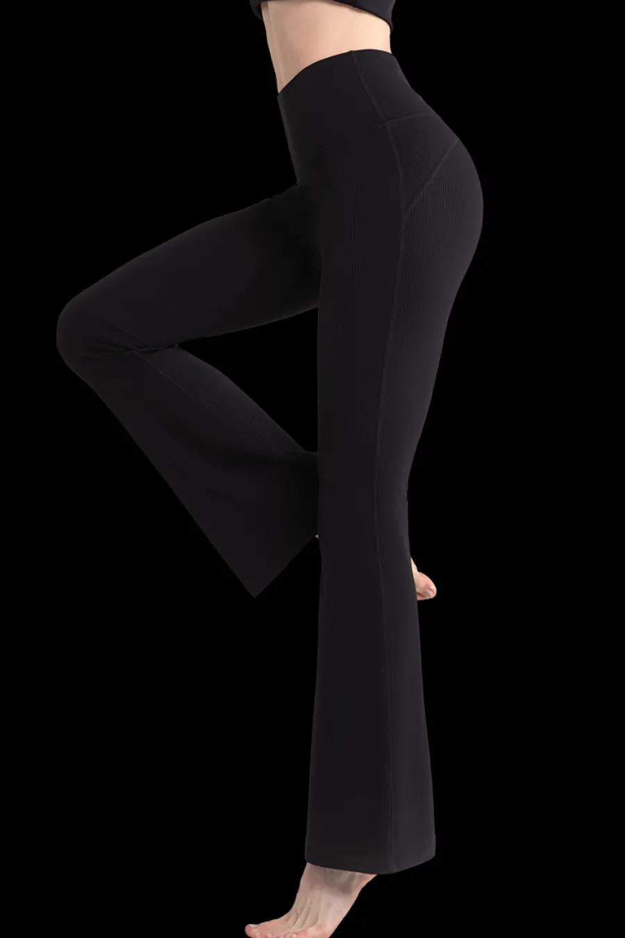 flared_leggings_sabi_3.webp Yvette Flared Leggings Sabi Black Online