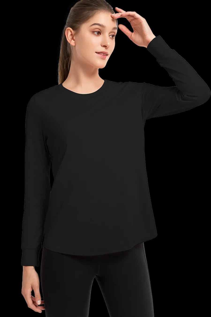 Yvette Longsleeve Angi Black Outlet