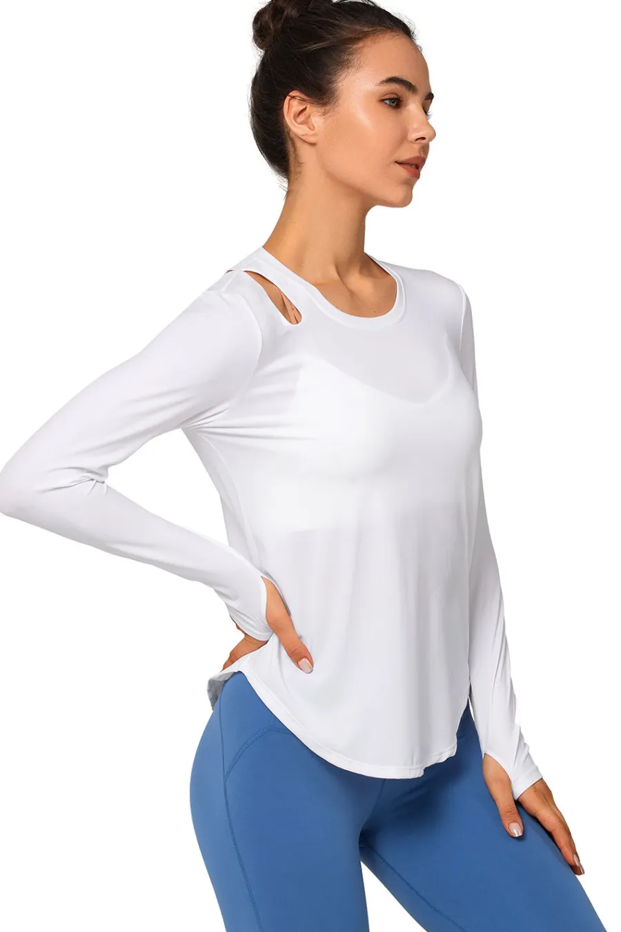 Yvette Longsleeve Enya White Discount