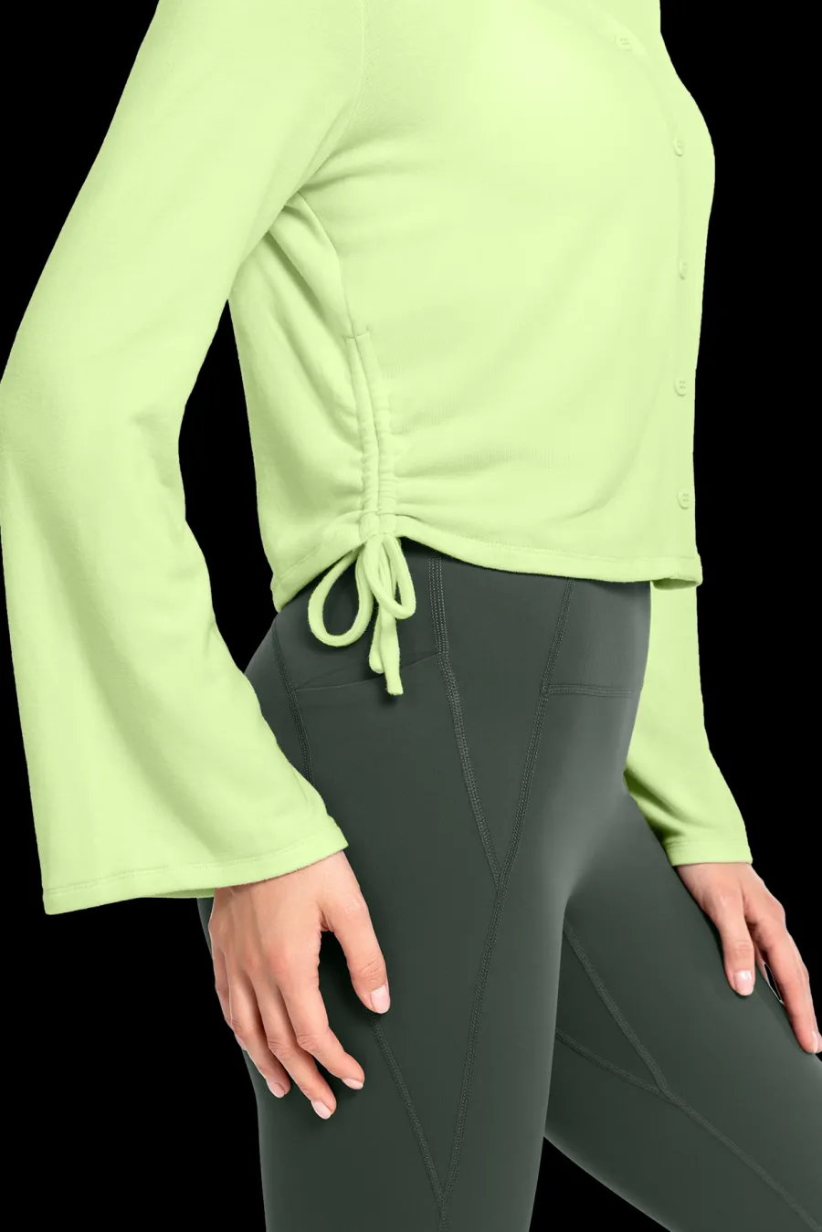 Yvette Longsleeve Stella LightGreen Discount