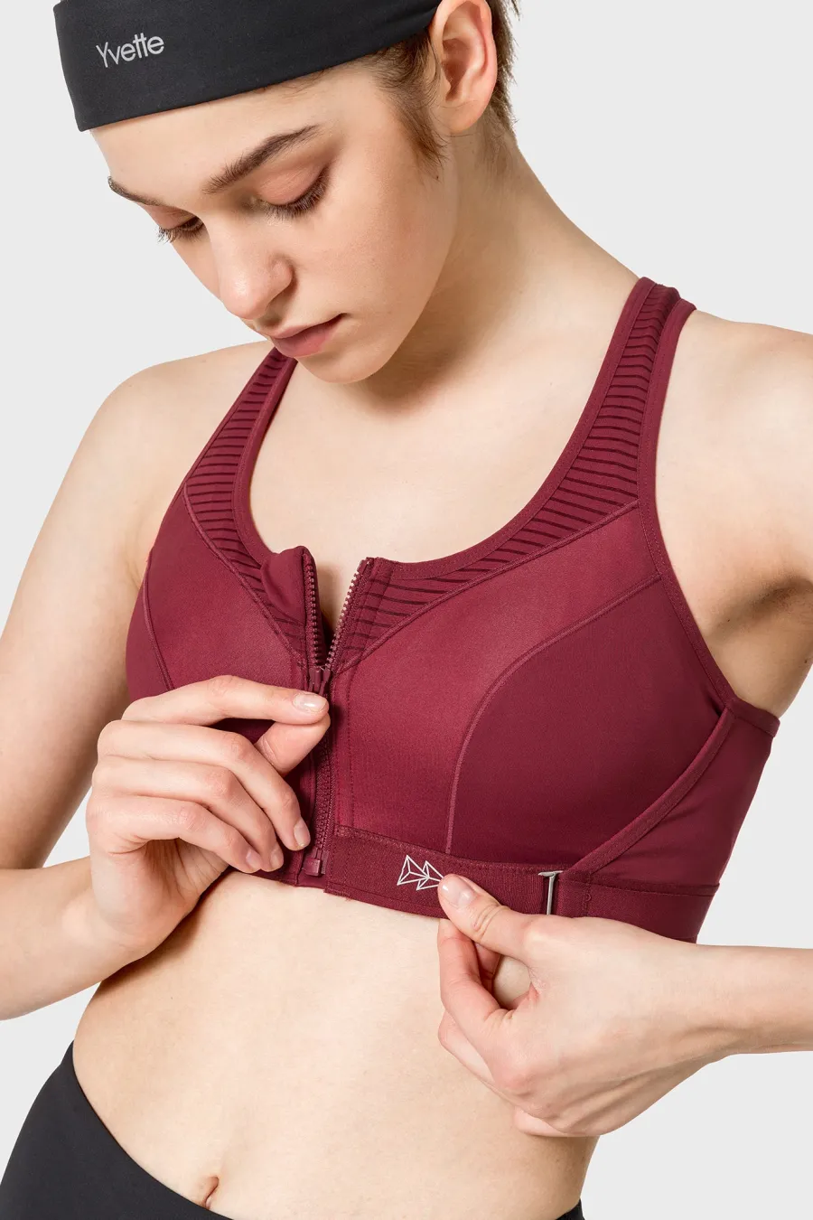 Yvette Sport-BH Active 2 Dark Red DarkRed Best