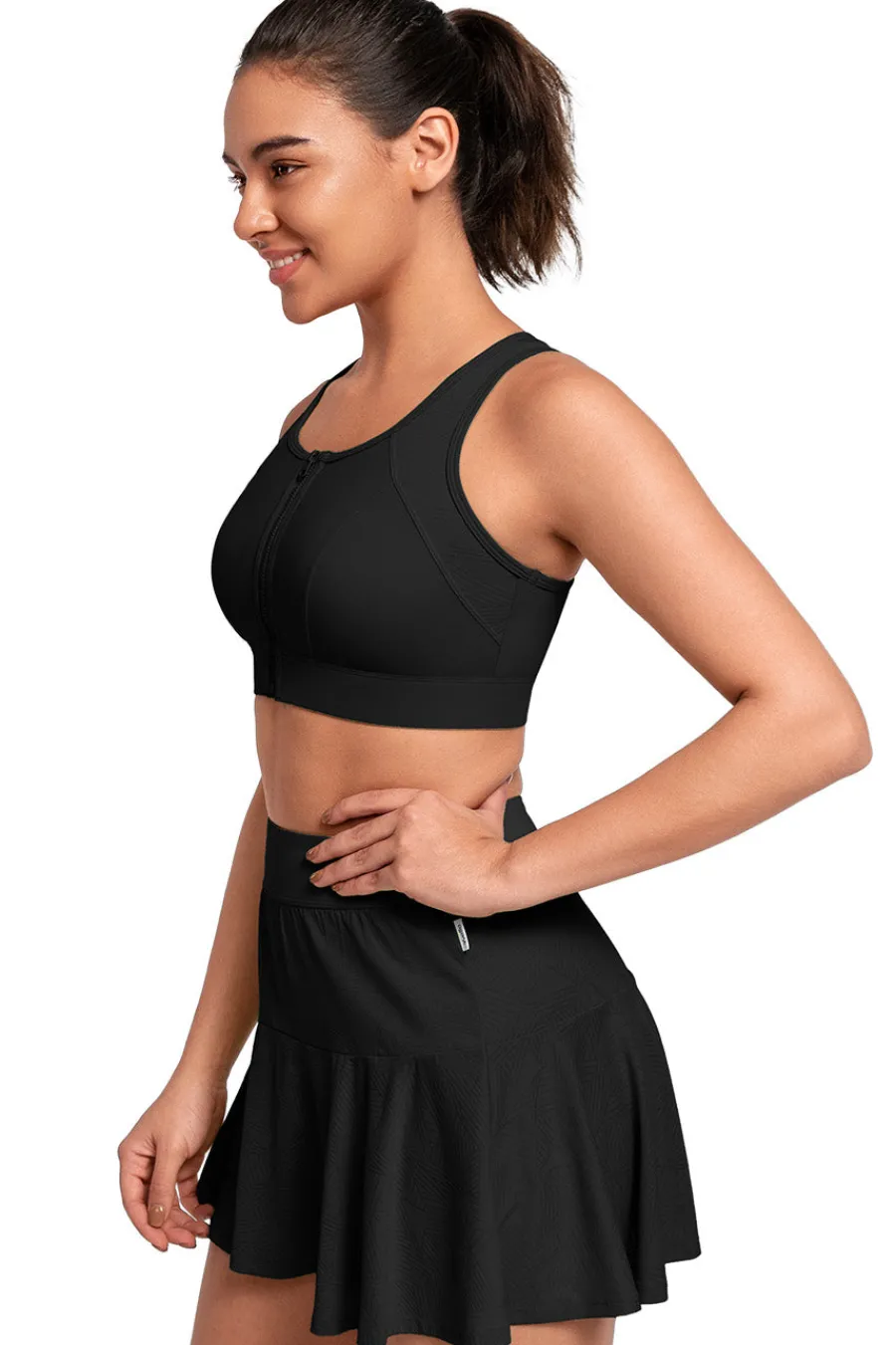Yvette Sport-BH Edda Black Hot