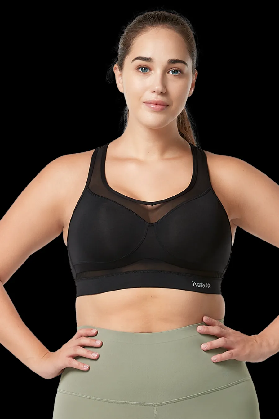 Yvette Sport-BH First Class Black Fashion