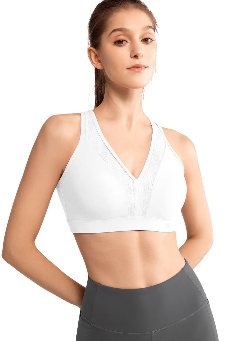 Yvette Sport-BH Luna White Clearance
