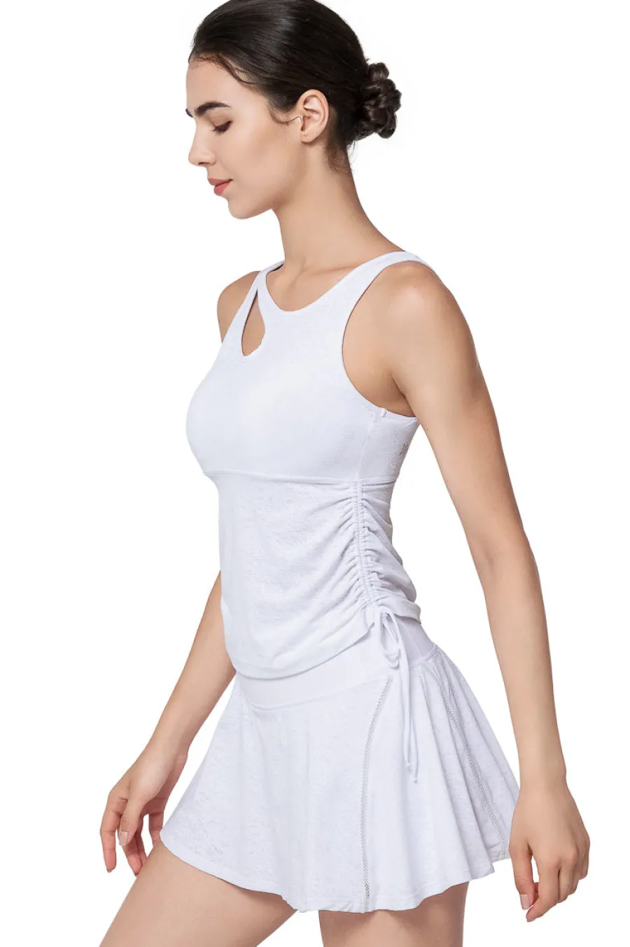 Yvette Sport-BH Top Champ White Sale