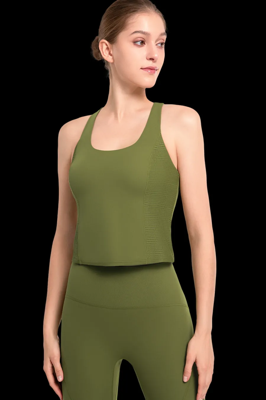 Yvette Sport-BH Top Kala Olive Fashion
