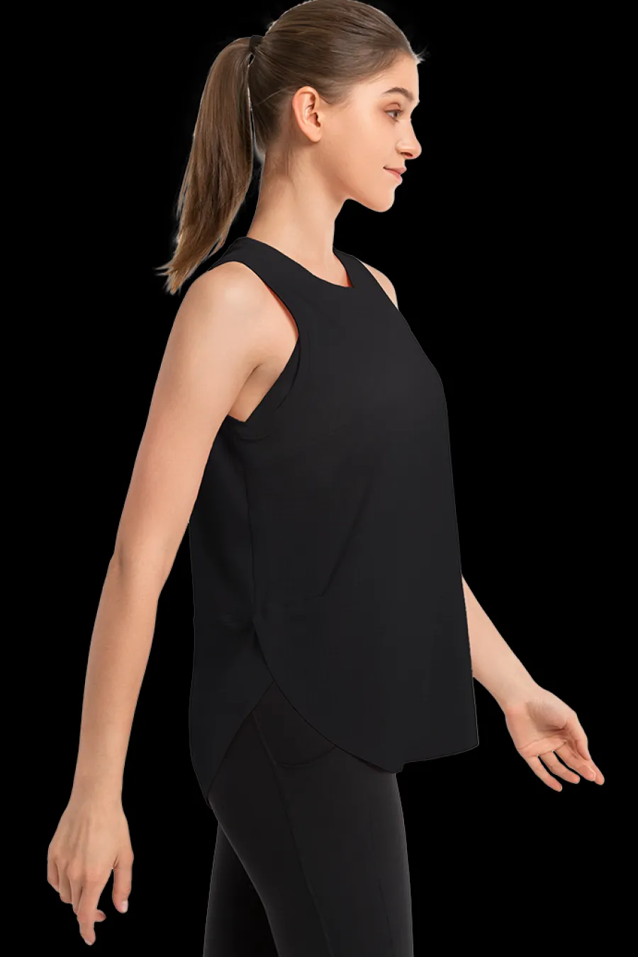 Yvette Tank Top Angi Black Outlet