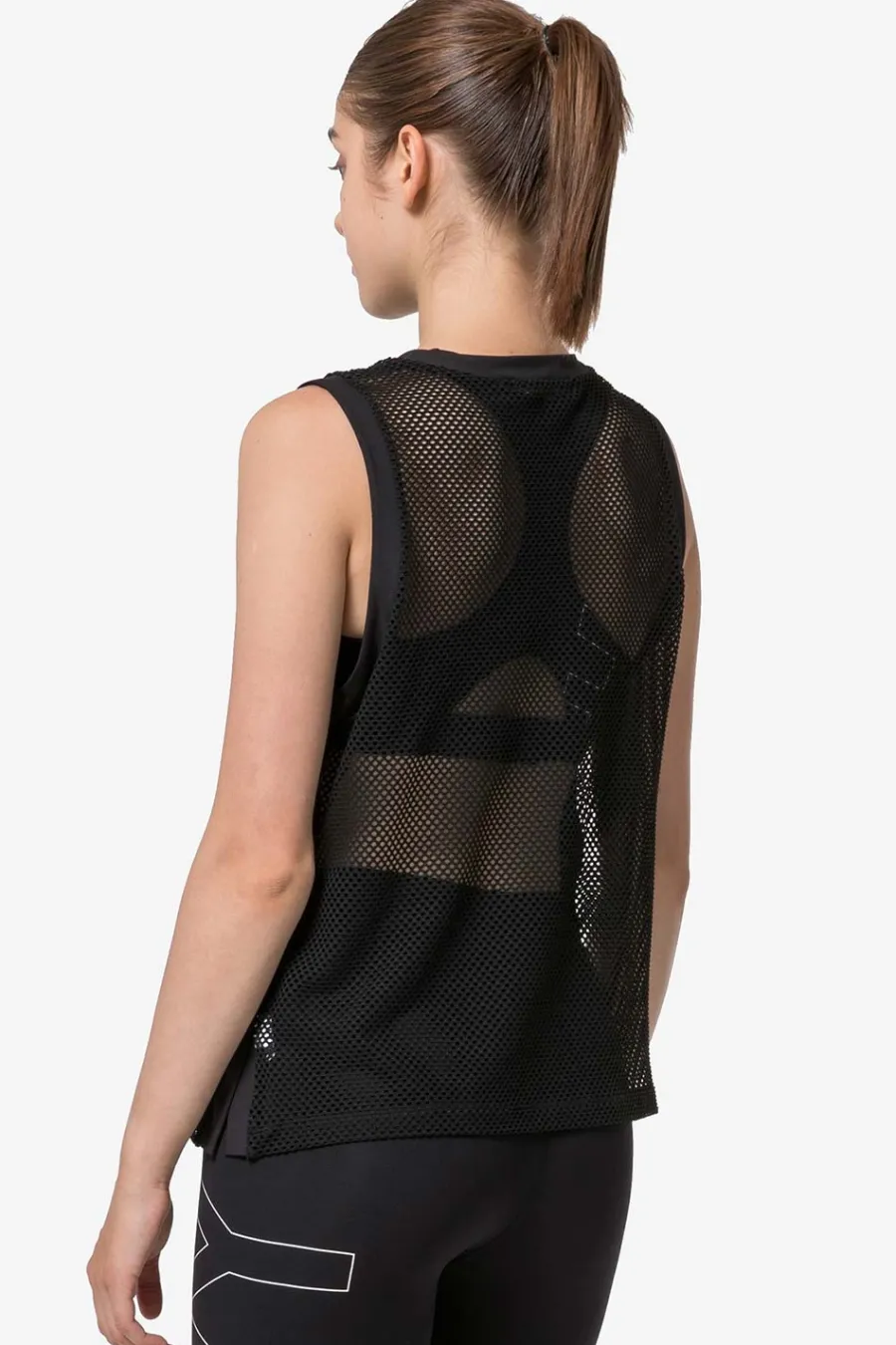 Yvette Tank Top Mesh Black Clearance