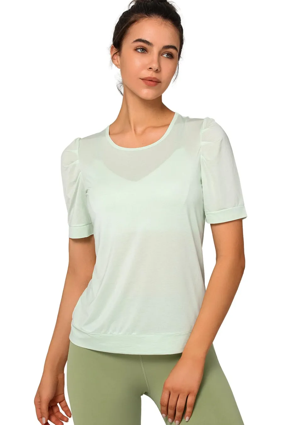 Yvette T-Shirt Dolly LightGreen Sale