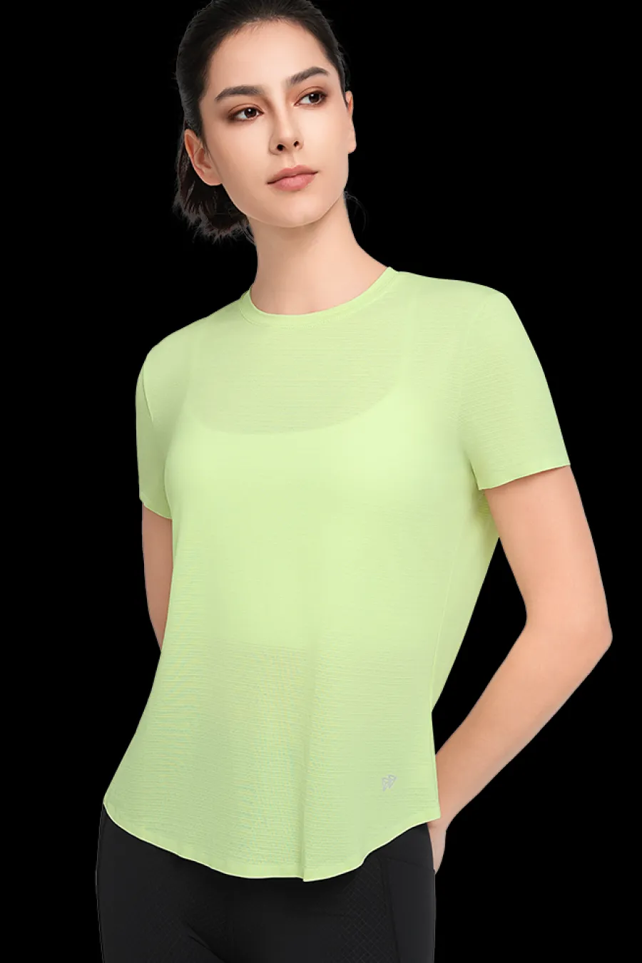 Yvette T-Shirt Lea LightGreen Fashion