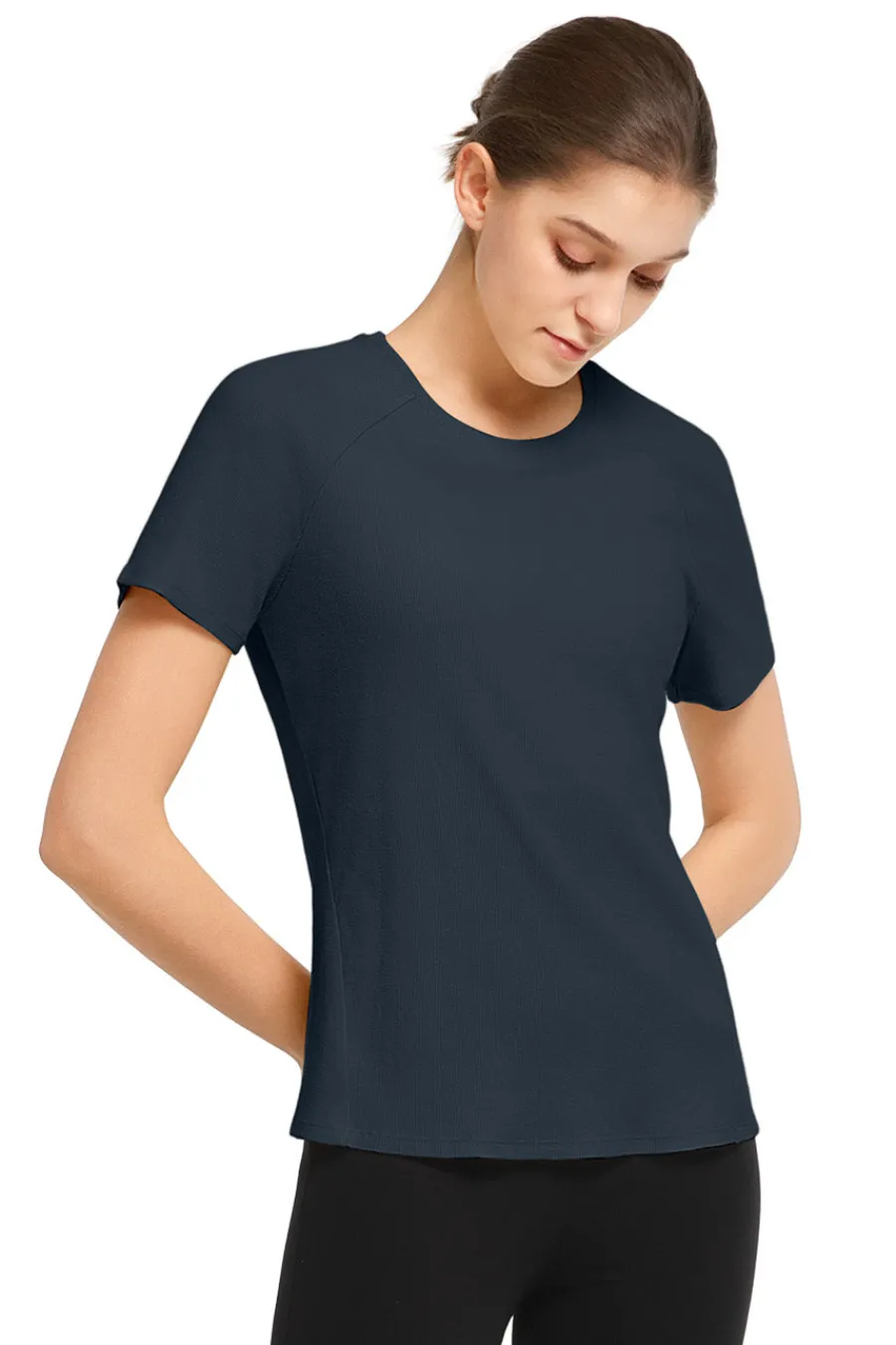 Yvette T-Shirt Mia Navy Hot
