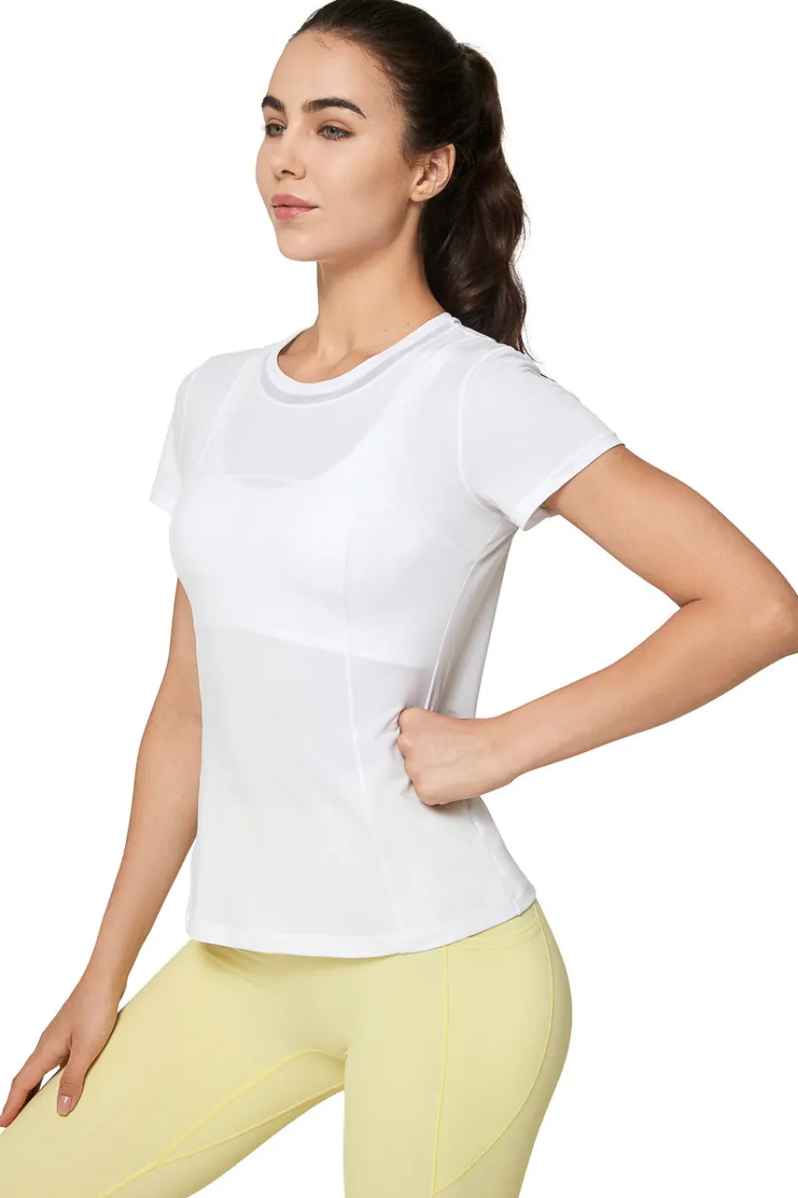 Yvette T-Shirt Power White Fashion