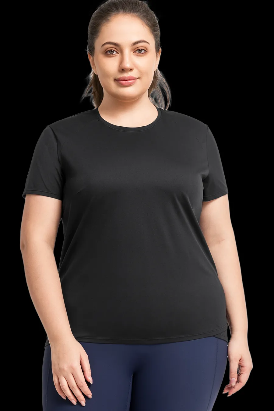 Yvette T-Shirt Saskia Black Clearance