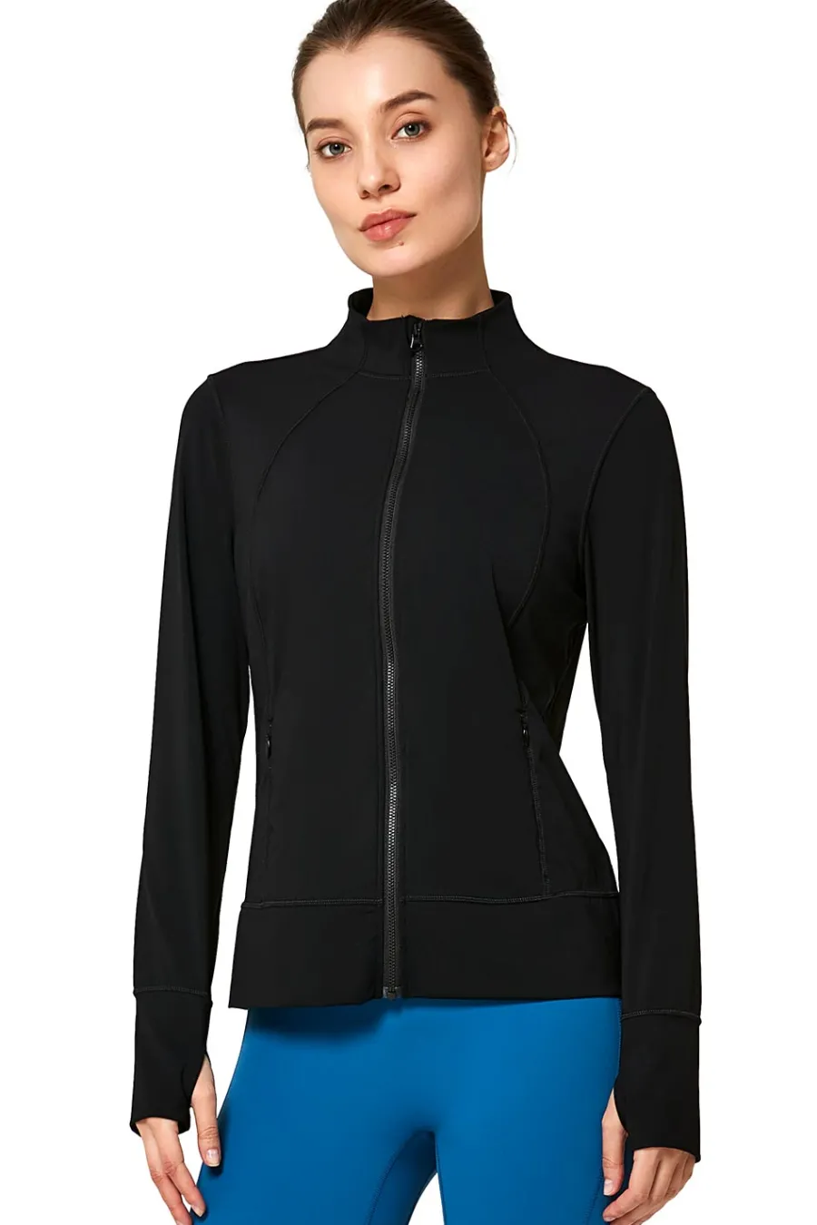 Yvette Zip Sweat Romy Black Online